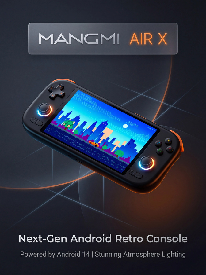 MangMi Air X Game-Konsole in Grau mit 5,5-Zoll-Android-System, 1080p-IPS-Touchscreen und 5000-mAh-Akku - Bild 3