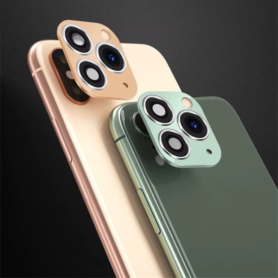 Kamera Objektiv Aufkleber und Displayschutzfolie für Apple iPhone XR, iPhone X und iPhone 11 Pro Max in Weiß - Bild 3