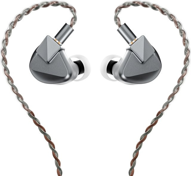 LETSHUOER S12 Ultra HiFi In-Ear Kopfhörer mit 14,8 mm Planar-Magnettreiber in Braun mit austauschbaren 3,5 mm und 4,4 mm Anschlüssen - Bild 1
