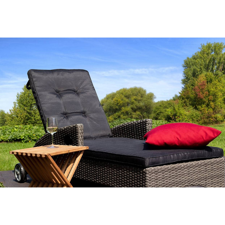 deVries Beistelltisch Woodie aus Teakholz in Braun B/H/T: 41 x 45 x 33 cm - Bild 2