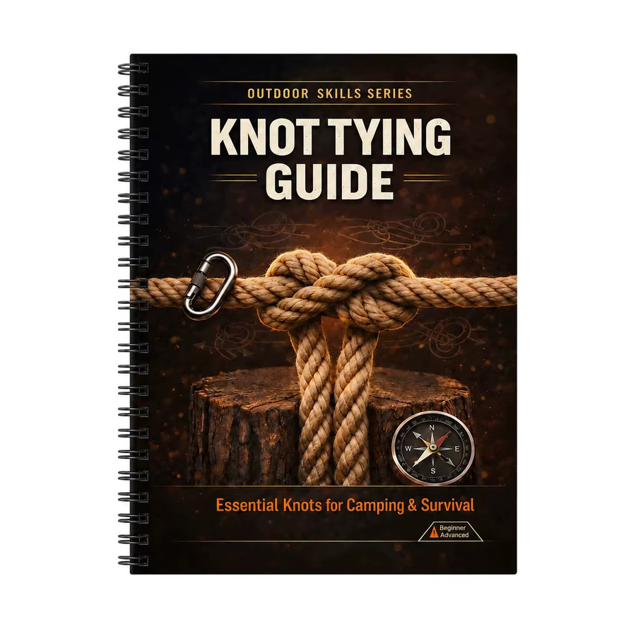 Knotenbinden-Leitfaden A5 Spiralgebundenes Notizbuch für Outdoor-Fertigkeiten, Essentielle Seil-Knoten für Camping, Überleben, Wandern und Bushcraft - Bild 2