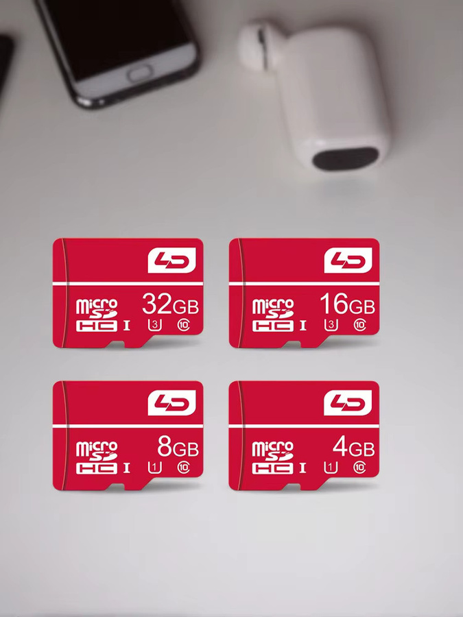 LD Micro SD Speicherkarte Hochgeschwindigkeits-TF-Karte in Rot für Tablets, Kameras, Handys und Laptops - Bild 3