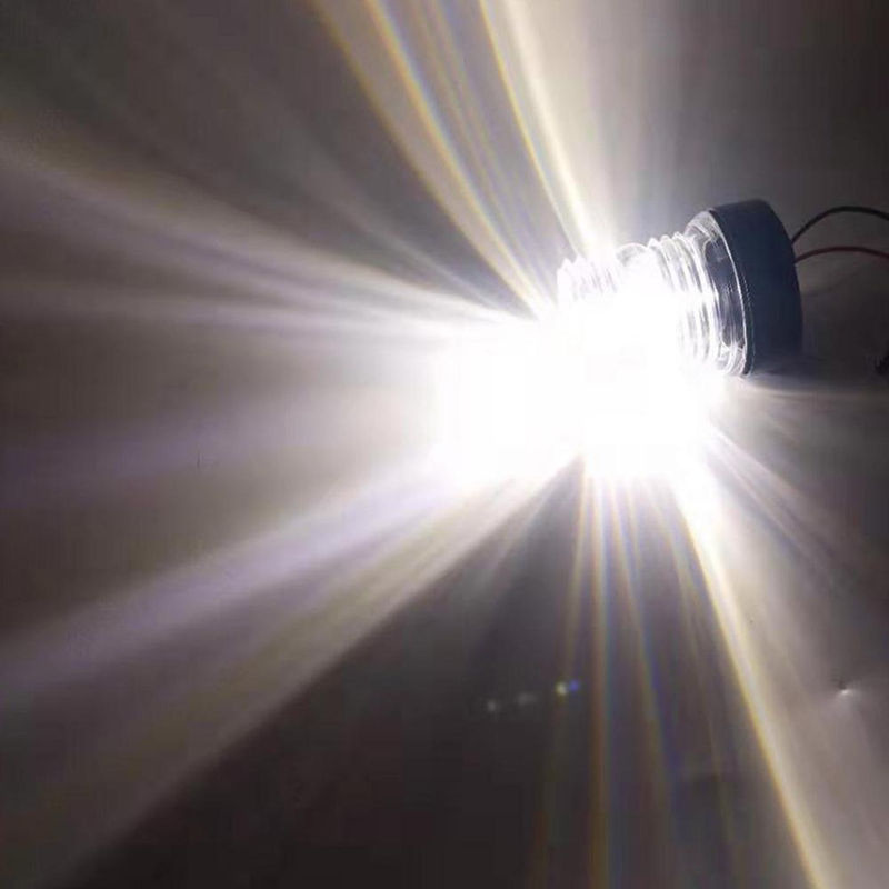 VehicleKit LED Marine Navigationslicht 12V 24V Rundumlicht 360 Grad in Schwarz und Weiß mit IP66 Schutzklasse - Bild 3