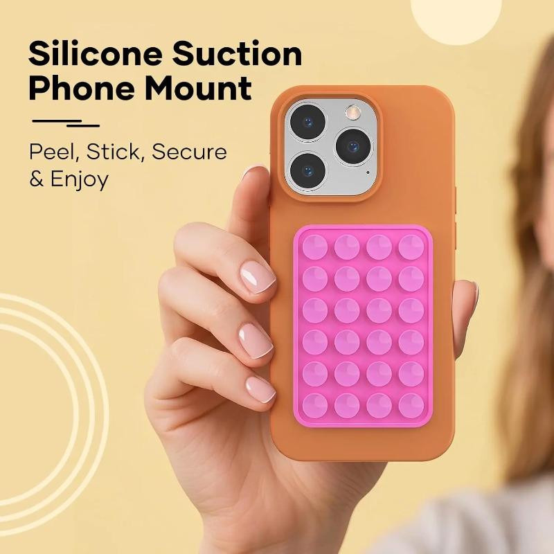 AYEVIN Life Gadgets Multifunktionales Silikon-Saugnapf 24er-Pack Starke Klebende Gummi-Saugnäpfe zur Befestigung von Telefonen und Geräten - Bild 4