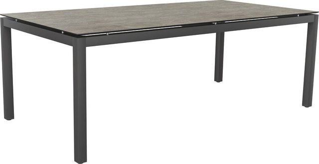 Stern Tisch Silverstar 2.0 Slate stone in Graphit, Aluminium, B: 200 cm, T: 100 cm - Bild 1