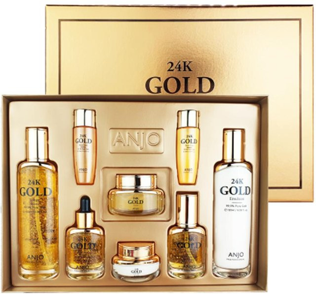 ANJO 24K Gold Hautpflege Set, 120 ml, Unisex - Bild 1