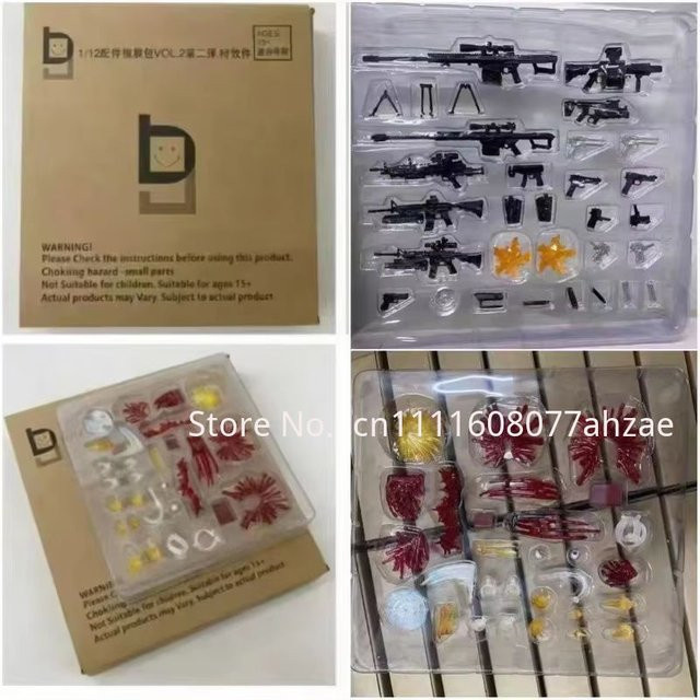 Bandai Miniaturwaffen und Spezialeffektteile, Zubehör, Maßstab 1:12, ab 14 Jahren - Bild 1