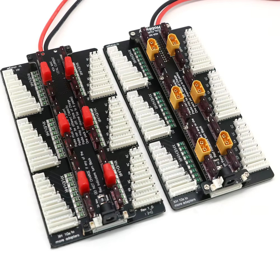 U-Angel-1988 Cellpro pl8 pl6/2 8s Batterie Ladegerät Balance Board in Schwarz für RC Drohnen und FPV zur gleichzeitigen Ladung von 6 Batterien - Bild 3