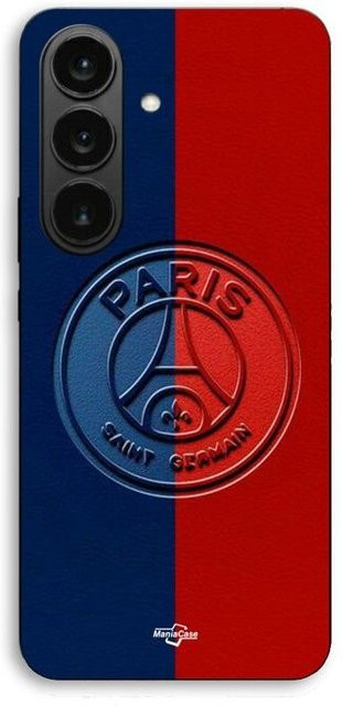 Maniacase Handyhülle für Samsung Galaxy S26 mit PSG Paris Saint Germain Logo in Schwarz und Multicolour - Bild 1