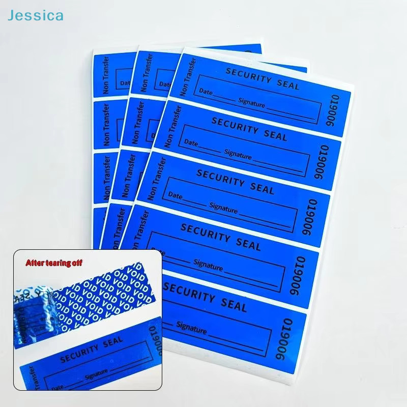 Jessica Manipulationssichere Sicherheitsaufkleber rote Klebeetiketten zur Markierung von Umschlägen, Paketen und Kartons - Bild 2