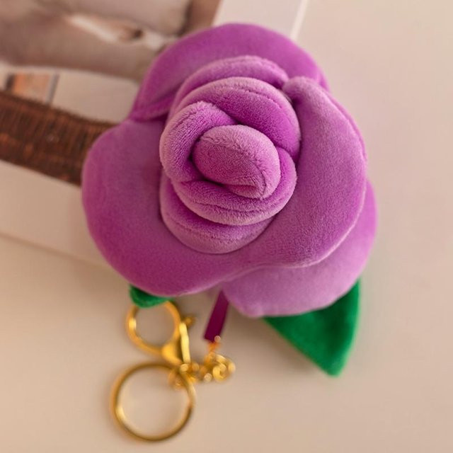 Yiran toy Rosenblüten-Stofftier, lila, Plüsch / Textil - Bild 1