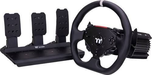 Thermaltake G15 Direct Drive Racing Wheel mit Pedalen Bundle Schwarz für PC Simulation und Racing - Bild 1