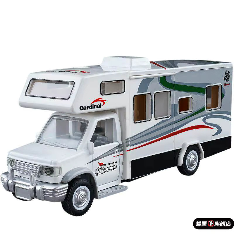 DuBeeBee Wohnmobil RV, Spielzeugauto Modell, 1:32, mit Sound und Licht, Rückziehfunktion - Bild 3