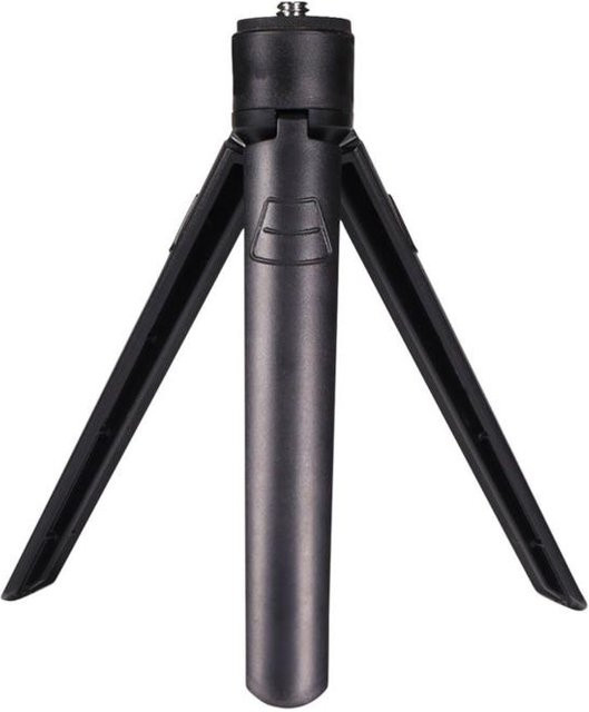 Mini Stativ Gimbal KOQZM als faltbares Desktop Tabletop Stand für Telefon und Kamera in Schwarz - Bild 1