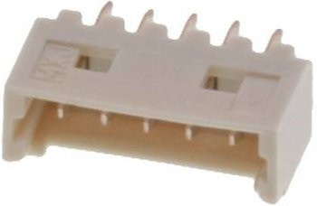 Molex Einbau-Stiftleiste Standard 5-polig in Weiß mit 1,25 mm Rastermaß - Bild 1