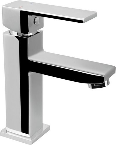 WELLWATER Einhebelmischer für das Badezimmer in Silber, verchromt mit Cold-Start und Comfort-Öffnung sowie wassersparender Funktion - Bild 1