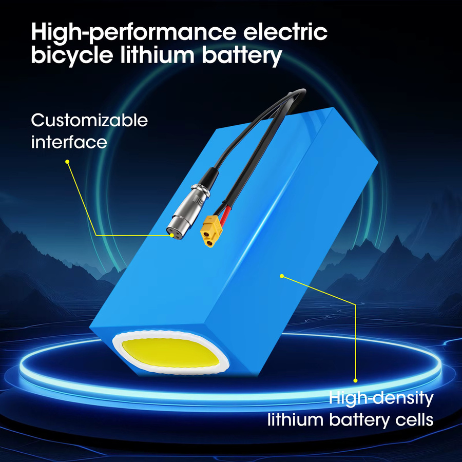 EFFIVOLT Wasserdichter Lithium-Ionen-Akkupack für E-Bike Umbau, 48V 52V 60V 72V 20Ah, Blau - Bild 4