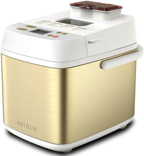YunlinLi Automatischer Brotbackautomat Multifunktions-Brotbackmaschine in Gold mit Toast-, Joghurt- und Kuchenfunktionen sowie Teigmixer - Bild 1