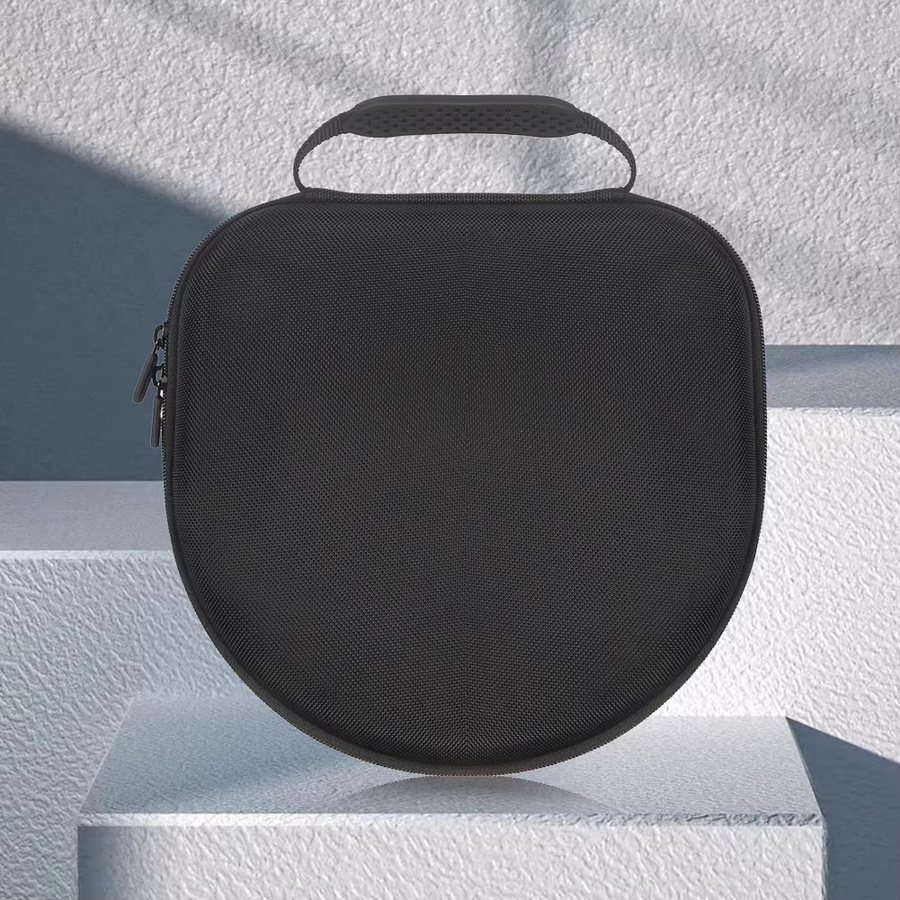 Wasserdichtes EVA-Reiseetui mit Netztasche für Apple AirPods Max in Schwarz - Bild 4