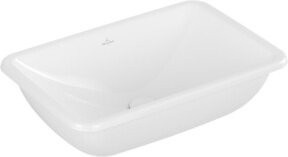 Villeroy & Boch Unterbauwaschbecken Loop & Friends aus Keramik, weiß, B/T: 54 x 34 cm, mit Überlauf und ohne Hahnloch - Bild 1
