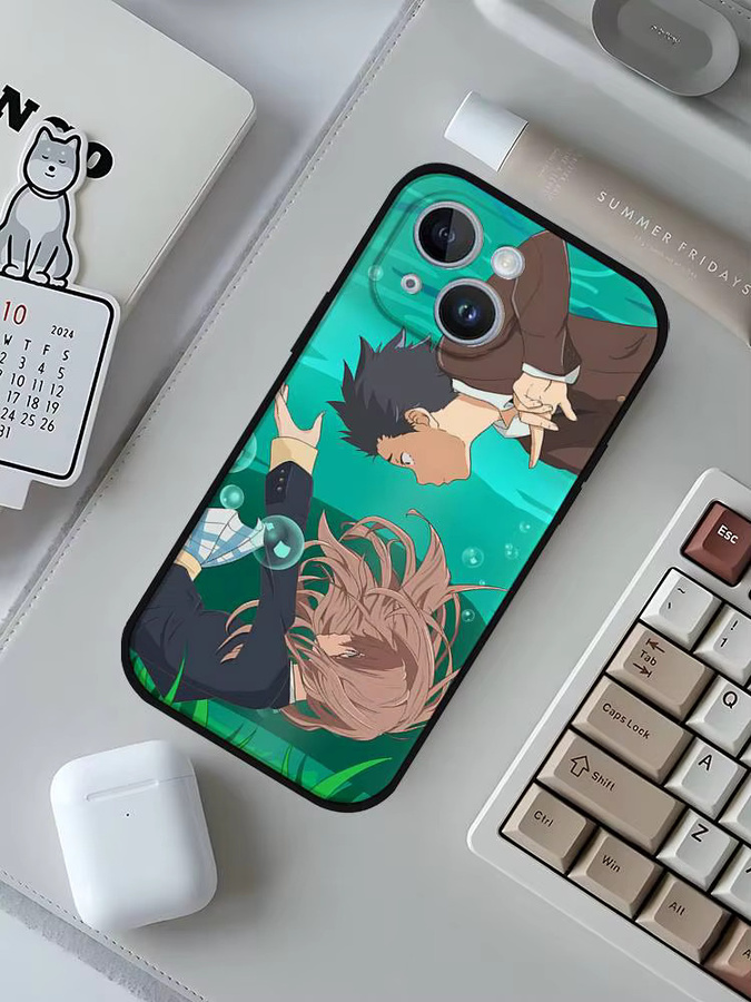 Anime A Silent Voice Handyhülle in Schwarz für verschiedene Apple iPhone Modelle - Bild 5