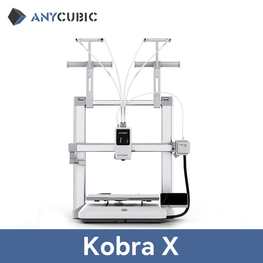 Anycubic Kobra X FDM 3D-Drucker mit 600 mm/s maximaler Druckgeschwindigkeit, 4-Farben-Druckfunktion und automatischer Nivellierung - Bild 3