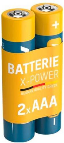 Ansmann X-Power Micro AAA Batterien 1,5V Gelb 2er-Pack - Bild 1