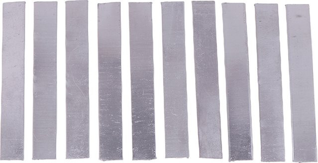 JETTING 10er Set flexible Aquarien-Pflanzengewichte aus Metall in Silber zur Befestigung von Aquarienpflanzen - Bild 1
