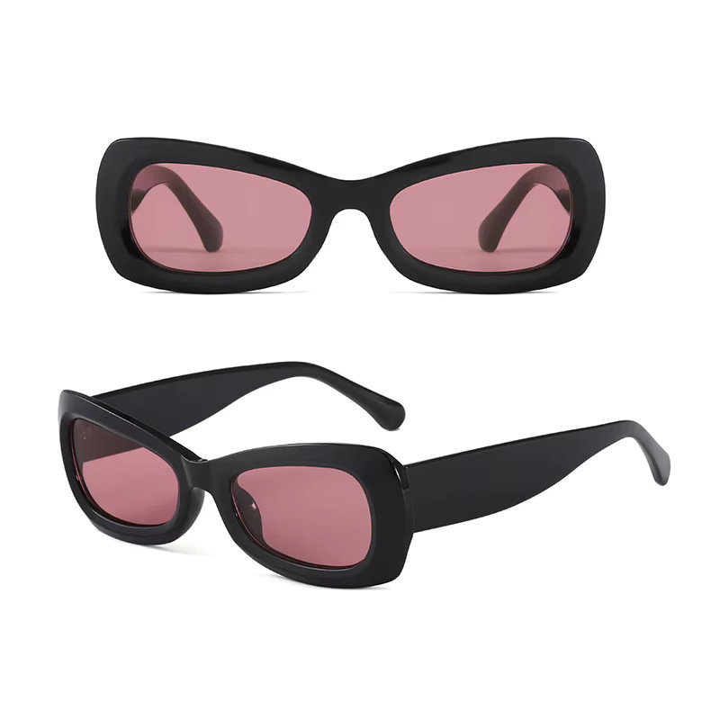 Kunkka coco Sonnenbrille Cat-Eye, Damen, Vollrand, Schwarz, Kunststoff - Bild 3