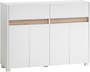 Schildmeyer Kommode Cosmo in Weiß, B/H/T: 112,2 x 84,8 x 33 cm - Bild 1