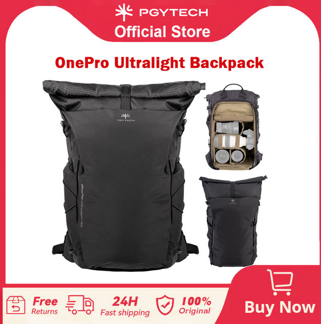 PGYTECH OnePro Ultraleichter Kamera-Rucksack Erweiterbare Kameratasche für Fotografen mit Regenschutz in Black oder Green - Bild 1