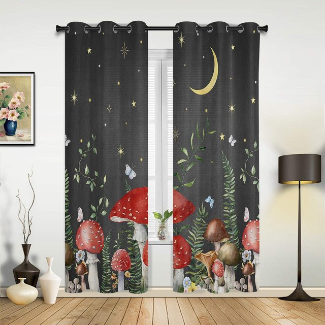 Moderne Mathegleichung Vorhänge für Schlafzimmer, Wohnzimmer und Kinderzimmer, Schwarz, Breite: 135 cm, Höhe: 60 cm - Bild 1