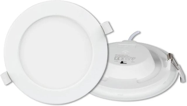 LUXULA LED Downlight Einbauleuchte dimmbar CCT Weiß IP44 6W 525lm - Bild 1