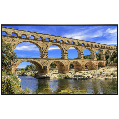 papermoon EcoHeat Infrarotheizung Pont du Gard Aquädukt mit Matt-Effekt in Bunt, App-Steuerung und Überhitzungsschutz - Bild 2