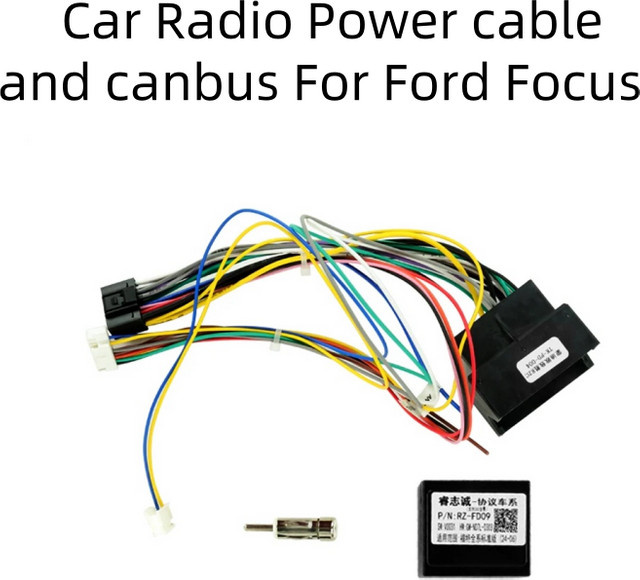 Icreatives Autoradio-Stromkabel mit Canbus für Ford Focus, Mondeo, S-Max und C-Max - Bild 1