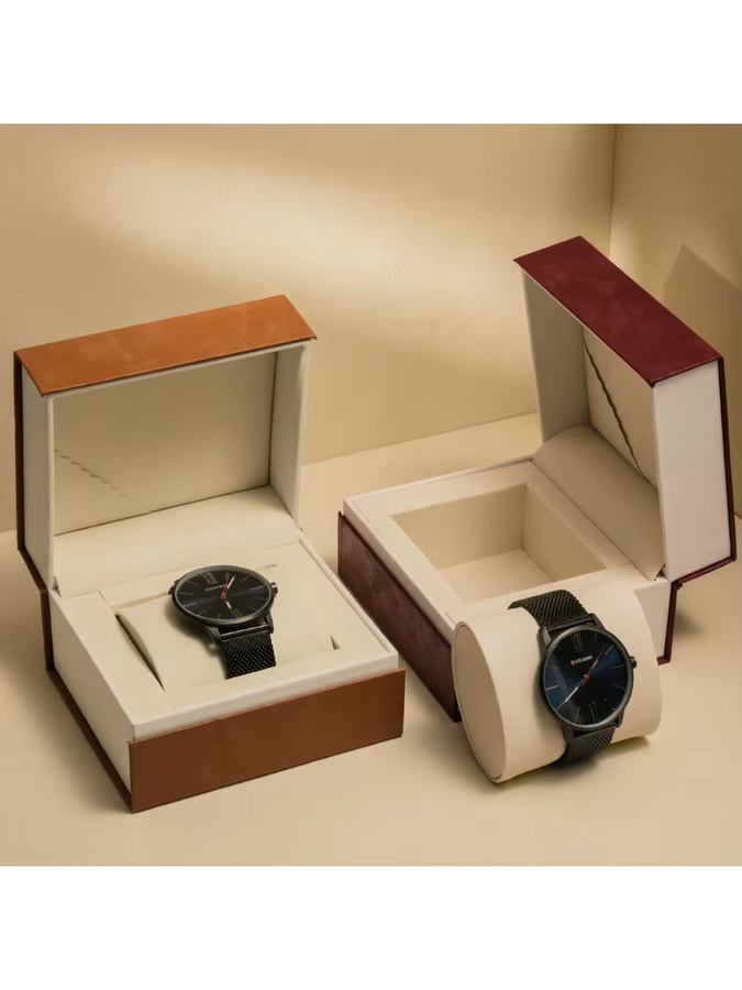 CHIICSMART Uhrenbox, PU-Leder, Schwarz, Damen - Bild 2