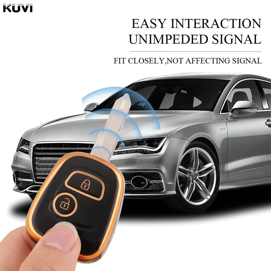 TPU Auto Schlüssel Hülle für Peugeot 107 206 307 207 406 408, Citroen C1 C2 C3 Berlingo Picasso Xsara Picasso und Toyota Aygo von Kuvi - Bild 2