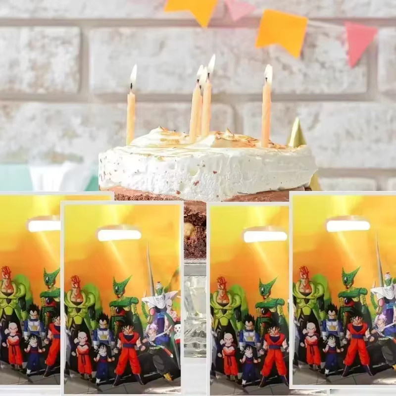 Bandai Dragon Ball Goku Party-Geschenktüten mit Griffen, bunte Papiertüten für Geburtstagsdekoration und Goodie-Bags - Bild 5