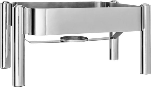 VEGA Chafing Dish Gestell Fenton quadratisch GN 2/3 in Silber, B/T/H: 49 x 38 x 24 cm - Bild 1