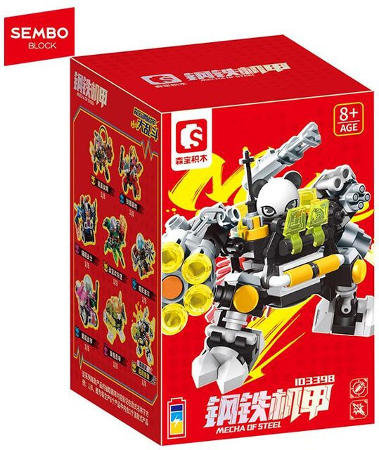 SEMBO BLOCK Mecha Roboter, Bauen, Schwarz, ab 3 Jahre - Bild 1