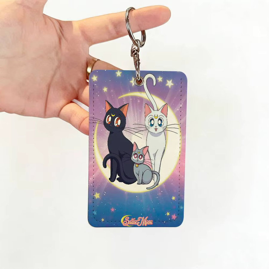 bilibili Schlüsselanhänger, PU-Leder, S-SAILOR Cartoon MOON School - Bild 2