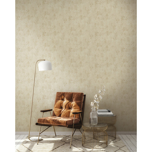 A.S. Création Vliestapete in Beige und Gelb mit abstraktem Design, Breite: 53 cm, Länge: 1005 cm - Bild 2