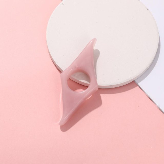 NATAWA Daumen-Buchstütze als praktisches Lesezeichen in Pink aus Kunststoff - Bild 1