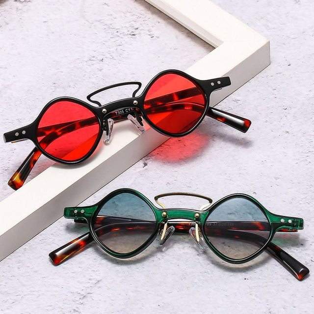 Sonnenbrille, Unisex, Vollrand, Rund, UV400 - Bild 1