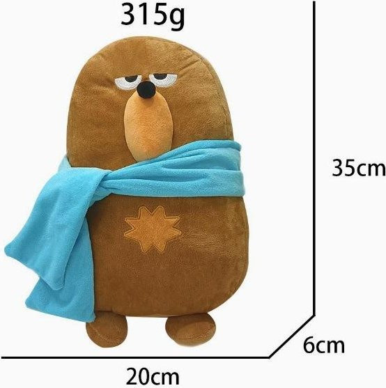 Yiran toy Duolingo Duo Die Eule, Plüschtier, Grün, ab 14 Jahren - Bild 1