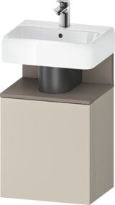 Duravit Waschtischunterschrank Qatego in Taupe Matt, B/T/H: 44 x 35 x 64,5 cm - Bild 1