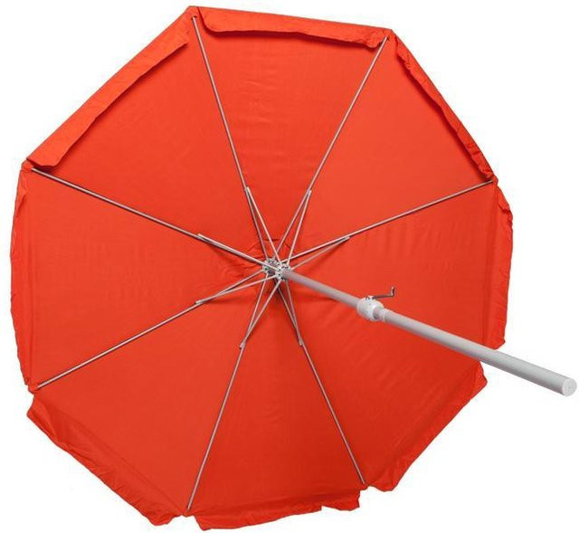 Merxx Marktschirm aus Aluminium und Polyester in Terracotta mit Ø 300 cm - Bild 1