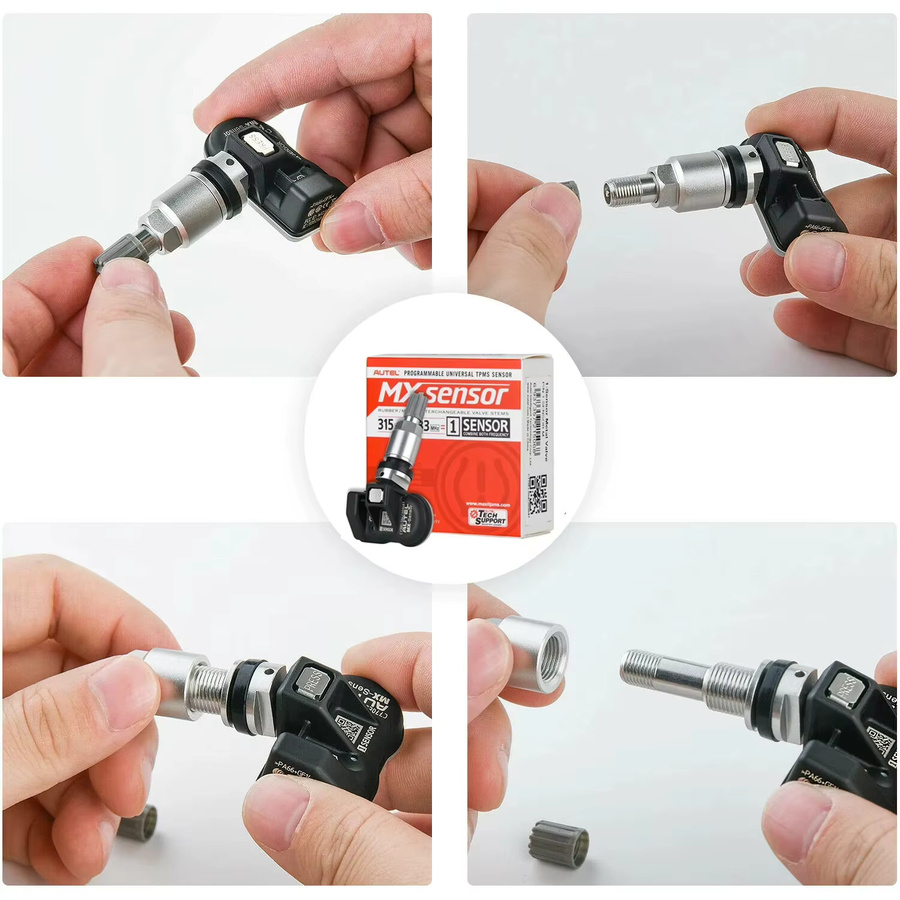 Autel Globales 2-in-1 MX-Sensor-Programmierwerkzeug für TPMS-Reifendrucksensoren 315/433 MHz kompatibel mit 508TS 601TS 808TS 906TS - Bild 4