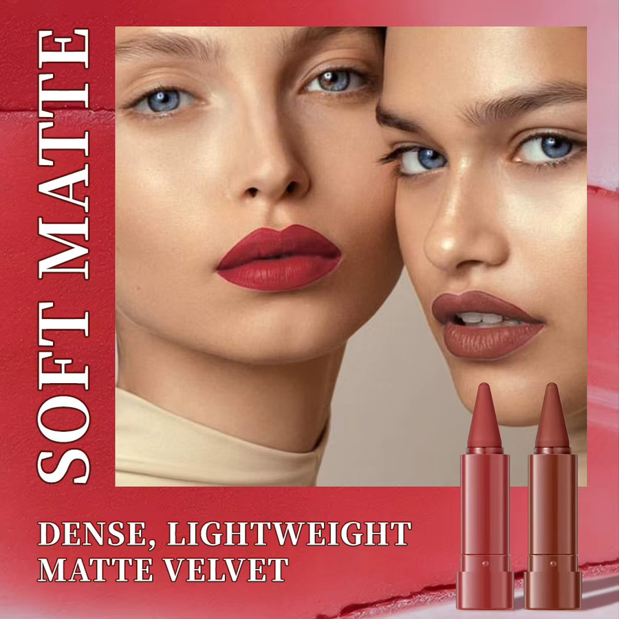 Lippenstift Matt, Creme, 03, Unisex - Bild 3