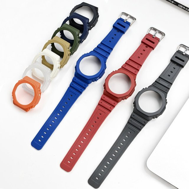 Casio Uhrenarmband, Harz, Kautschuk, Herren - Bild 1